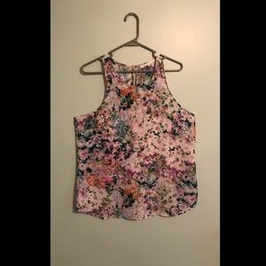 Floral Violet + Claire Tank